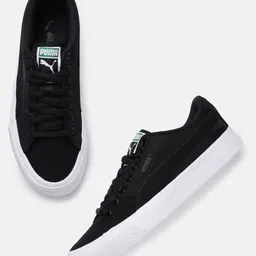 Puma Unisex Solid Suede Skate Nitro Mesh Regular Sneakers-0