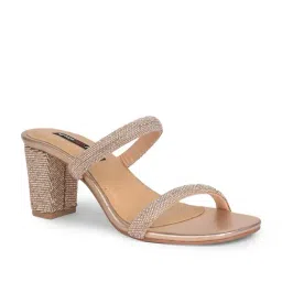Bata Women's GOLD MULE Gold Casual Sandals-picture-19