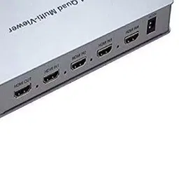Techut 4X1 HDMI Quad Screen Real Time Multiviewer With HDMI Seamless Switcher (Silver) image 3