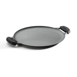 Tramontina Black Titanex Pre-Seasoned Cast Iron Twin Handle Tawa with Non-Toxic Extra-Smooth Surface (30 Cm)-image-86