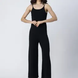 Moomaya Black Maxi Jumpsuit-image-15