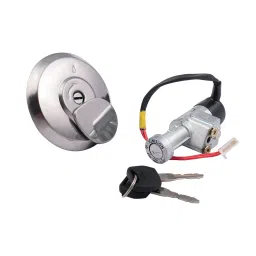 Deutsche Ignition Lock Kit for Honda Dream Neo 110 KS/ES (2016 Model) Consisting of Ignition Switch & Petrol Tank Lock, DEUS-0423UL-17