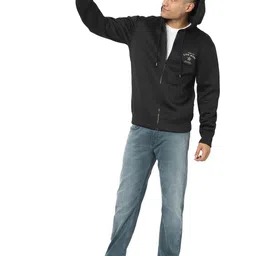 Celio Men Printed Front-Open Sweatshirt-picture-0
