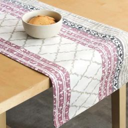 House This Nikrinta Purple Cotton Runner-picture-36