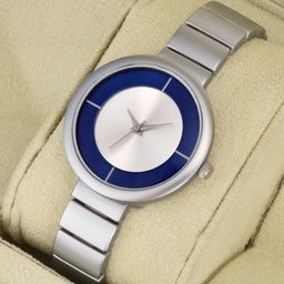 Gopal Shopcart Unisex Round Dial & Bracelet Style Straps Analogue Watch Csamon_33_Silver-image-39