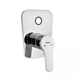 Essco by Jaquar Single Lever Divertor Exposed Parts Kit with Operating Lever & Wall Flange, STE-107055K-image-104