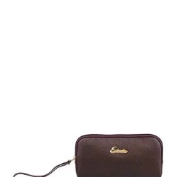 Esbeda Dark Brown Solid Wristlet-image-41