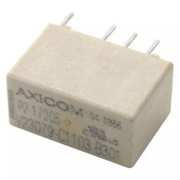AXICOM - TE CONNECTIVITY SIGNAL RELAY, DPDT, 2A, 250VAC, TH, V23079C1103B301-22