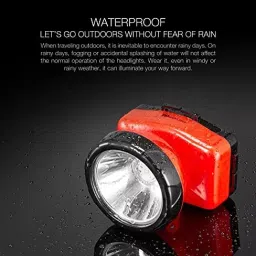 DP Engineering DP-744C LED Headlamp Torch Light Rechargeable Flash Light Emergency Light Multicolor image 5