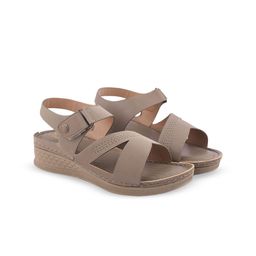 Shoetopia Wedge Sandals with Buckles-12