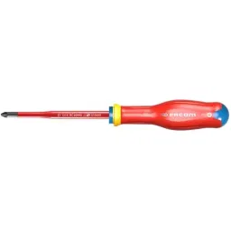 FACOM Prot Screwdriver PZ1x100 mm 1000 V Slim, ATD1X100TVE-45