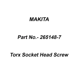 Makita Torx Socket Head Screw Size M5x14 for JR3050T, Part No 265148-7-17