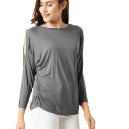 Miss Chase Grey Loose Fit Top-image-83