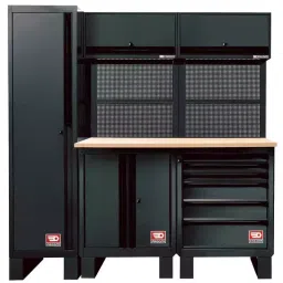 FACOM RWS-4BS Set of Roll Workshop System Units Black-30