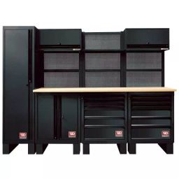 FACOM RWS-6BS Set of Roll Workshop System Units Black-32