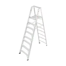 Liberti 10 ft 8 Steps 136 kg Load Capacity Aluminium Heavy Duty Platform Ladder, P1408-10