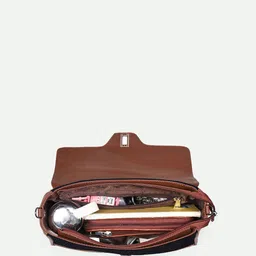 ZOUK Printed Structured Satchel image 4