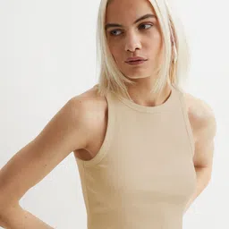 TOOCHKI Women Ribbed Sleeveless Tank Crop Top-picture-18