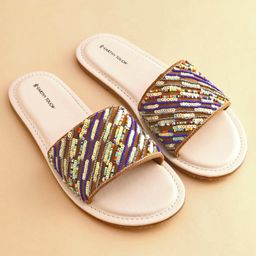 Earthy Touch Premium Slip On Sandal - Multicolour-image-70