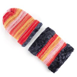 Pine Kids Woollen Cap & Muffler Set - Multicolor-picture-13