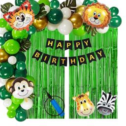 Bubble Trouble animal Theme Birthday Decoration kit - 101 Pcs-image-19