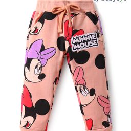Babyoye Disney Lycra Knit Full Length Lounge Pants with Minnie Mouse Graphics-picture-27