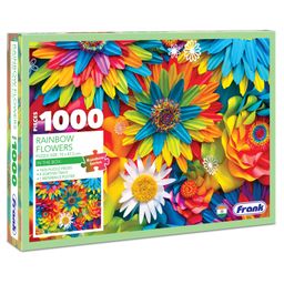 Frank Rainbow Flowers 1000 Pieces Jigsaw Puzzle Multicolor - 34023-23
