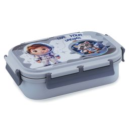 Attro Magna Space Theme Insulated Stainless Steel Lunch Box 700 ml & 160 ml - Grey-image-60