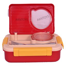 AKN TOYS BRIGHT AND BEAUTIFUL CHERY BERRY LUNCH BOX  STAINLESS STEEL  ( C0LOR MAY VARY) image 2