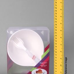 Servewell Mickey Theme Maggie Bowl With Handle And Spoon Fork - Multicolour image 3