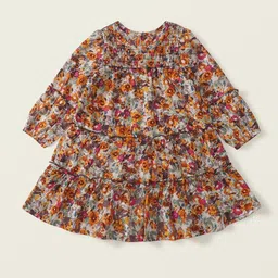 LULU & SKY Floral Print A-Line Dress-33