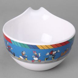 Servewell Mickey Theme Maggie Bowl With Handle And Spoon Fork - Multicolour image 4