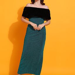 MISS HAUTE Off-Shoulder Sheath Maxi Dress-image-41