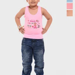 BAESD Boys Pack Of 4 Printed Cotton Innerwear Vests 4SET-COMBO 006_(0-6M)-image-15