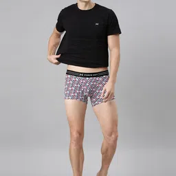 Force NXT Men Pack Of 2 Assorted Pure Cotton Trunks FS-21P-PRINT5-PRINT1-PO2 image 2