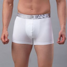 UnderJeans by Spykar Men White Solid Trunks UJMTRRPTS016-UJMTRRPTS016White-picture-9