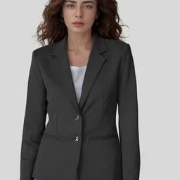 Moda Rapido Single-Breasted Casual Blazer-picture-31