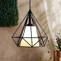 KINIS Modern and Unique Style Black & White Quirky Ceiling Lamp-16
