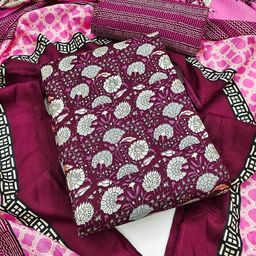LeeliPeeri Designer Printed Unstitched Dress Material-image-94