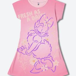 YK Disney Girls Printed T-Shirt Dress-10