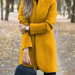 KPOP Front Open Longline Overcoat image 2