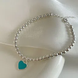 MYKI Women Silver-Plated Charm Bracelet-image-66