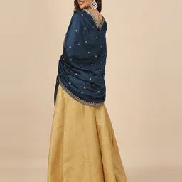Dupatta Bazaar Embroidered Dupatta with Sequinned image 4