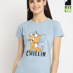 Dreambe Women Pack Of 3 Graphic Printed Cotton T-shirt-picture-14