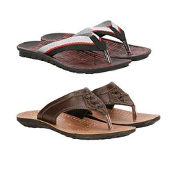 RIFOF Men Red Sandals-image-49