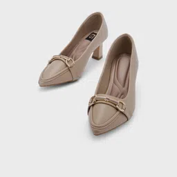 Sole To Soul Women Kitten Heel Pumps with Buckles-image-90