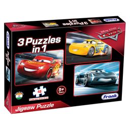 Disney Pixar Cars 3 In 1 Jigsaw Puzzle - 144 Pieces-16