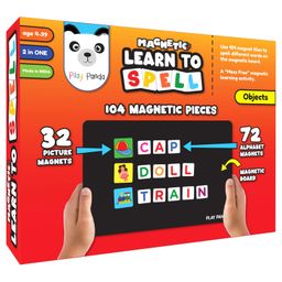 Play Panda Magnetic Learn To Spell Objects - 32 Picture Magnets 72 Letter Magnets-10