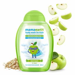 Mama Earth Green Apple and Oat Protein Body Wash - 300 ml-image-88