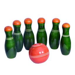 Smartcraft Wooden Bowling Set Of 7 - Multicolor-17
